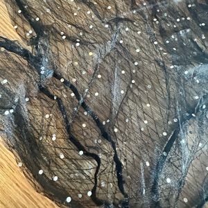 Mesh sparkle long sleeve